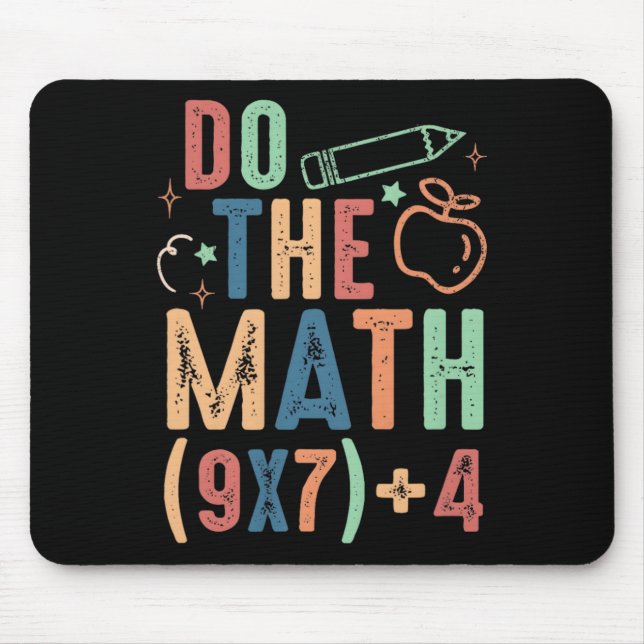 Mousepad Engraçado Faça a Conta 67 Meme Seis Sete Menino Me (Frente)