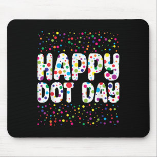 Mousepad Engraçado Feliz Dia de Bolinhas Estudantes de Arte