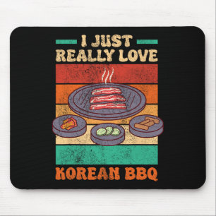 Mousepad Engraçado Foodie Asiático - Churrasco coreano