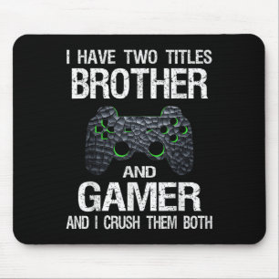 Mousepad Engraçado Gamer Cita Videos games para jogos Boina