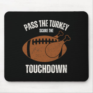 Mousepad Engraçado Garotos de Ação de Graças Homens Turquia
