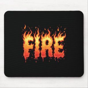 Mousepad Engraçado Gelo E Roupa De Fogo Na Família M Hallow