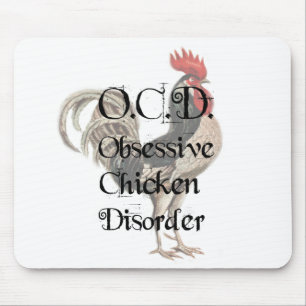 Mousepad Engraçado Humorismo de TOC Obsessivo