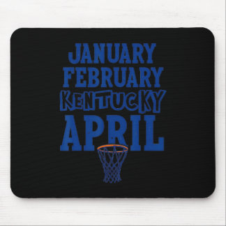 Mousepad Engraçado Janeiro Fevereiro Kentucky Abril Loucura