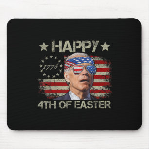 Mousepad Engraçado Joe Biden 4 De Julho Feliz 4 De Páscoa