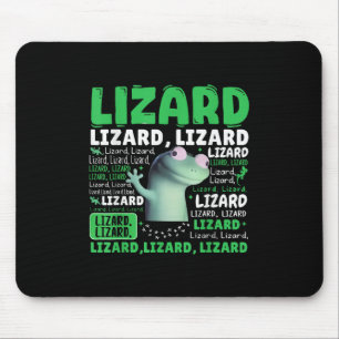 Mousepad Engraçado Lizard Meme Animal Men _1
