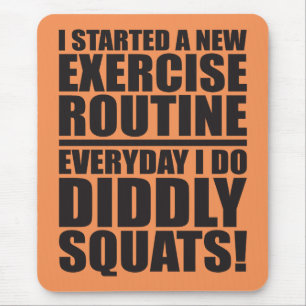 Mousepad Engraçado Malhação Gym