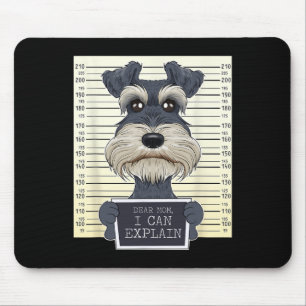 Mousepad Engraçado Miniatura Schnauzer Mãe Eu Miniatura Sch
