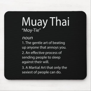 Mousepad Engraçado Muay Thai E Tailandês Boxing - Muay Thai