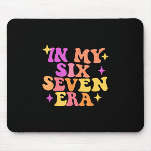 Mousepad Engraçado na Minha Era Six Seven 67 Meme Six Seven