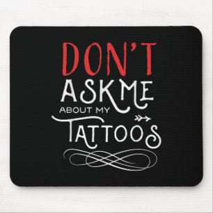 Mousepad Engraçado Não Me Pergunte Sobre Meus Piercings De 