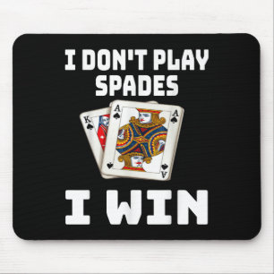 Mousepad Engraçado, não toco espadas, ganhei o jogo de cart