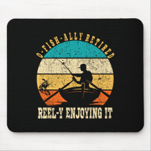 Mousepad Engraçado O-fish Reel-y, Reformado, gostando dele,