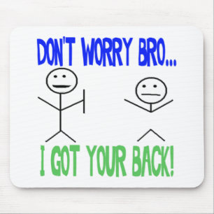 Mousepad Engraçado obteve sua parte traseira
