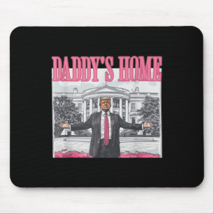 Mousepad Engraçado Pai Trump Pink 2024 Toma a América Ba