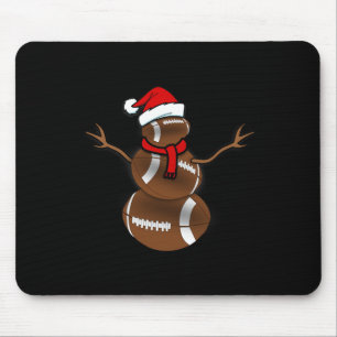 Mousepad Engraçado Papais noeis de bola de futebol de Natal