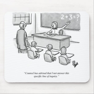 Mousepad Engraçado Percenters Sala de Aula Advogado Humor