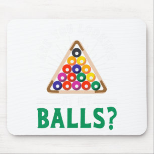 Mousepad Engraçado Piscina Sarcástico Billiards Slogan Olha
