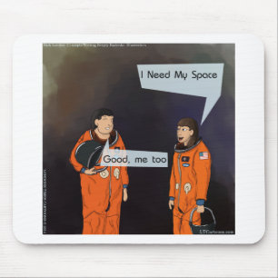 Mousepad Engraçado Preciso do Meu Espaço