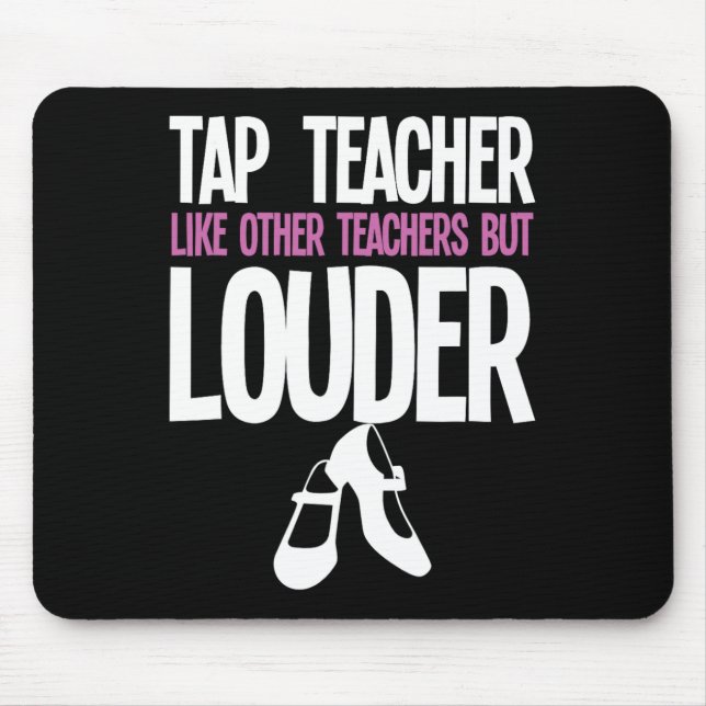 Mousepad Engraçado Professor de dança Dançarina Dando Prese (Frente)