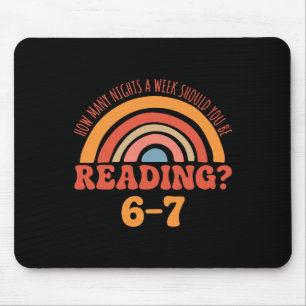 Mousepad Engraçado Professor de Inglês 67 Meme Leitura 6-7
