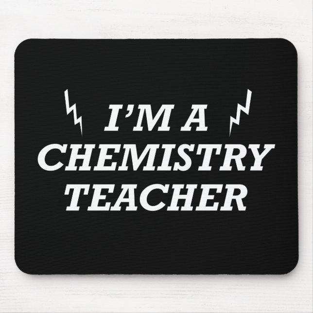 Mousepad Engraçado professor de química cita (Frente)