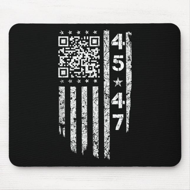 Mousepad Engraçado Qr Ele é o Código Trump do Presidente (Frente)