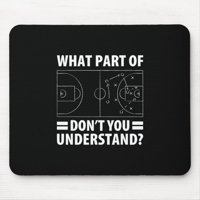 Mousepad Engraçado Qual Parte De Esqueleto Você Não Entende (Frente)