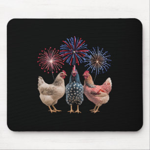 Mousepad Engraçado Quarto De Julho Para Mulheres Que Chicke