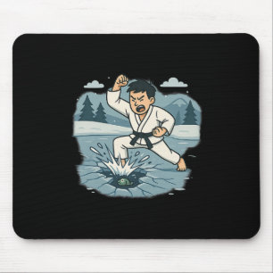 Mousepad Engraçado Quebrar O Humor De Artes Marciais Do Ice