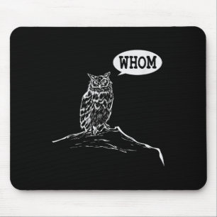 Mousepad Engraçado Quem Coruja Grammar Englieacher