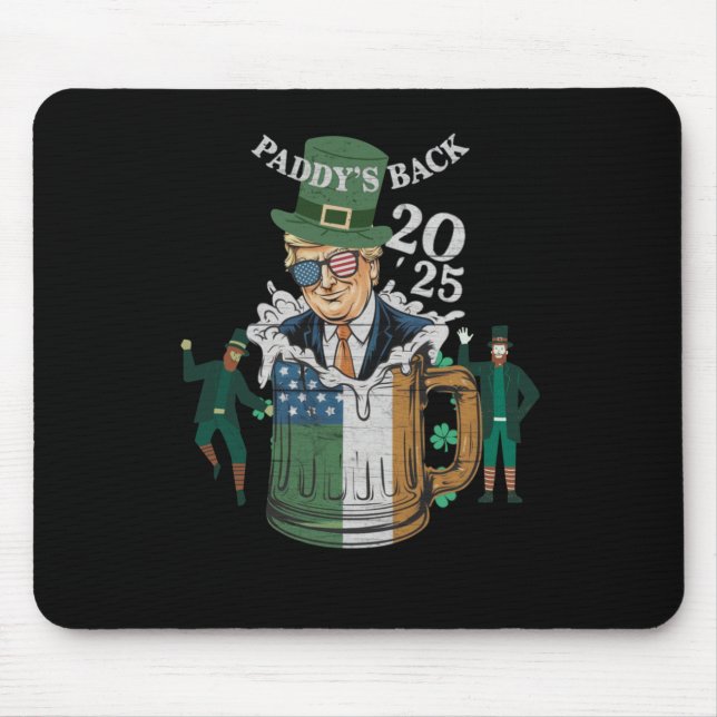Mousepad Engraçado Rua de Trump Paddy. (Frente)