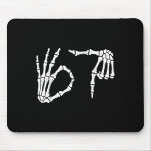 Mousepad Engraçado Seis Sete 6 7 Meme 67 Skeleton Hallowee