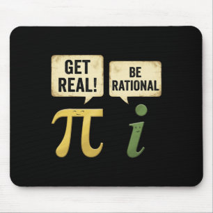Mousepad Engraçado Seja Real Seja Racional Dia Do Pi Profes