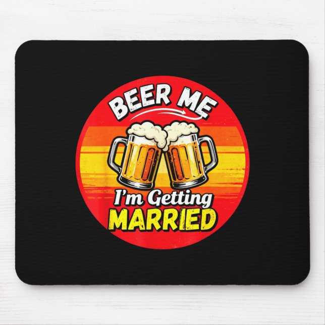 Mousepad Engraçado ser padrinho despedida de solteiro para  (Frente)