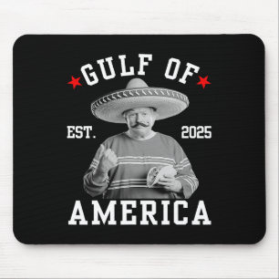 Mousepad Engraçado Shirt Golfo Da América Engraçado Donald