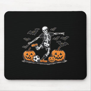 Mousepad Engraçado Skeleton Soccer Men Meninos Meninos Cust