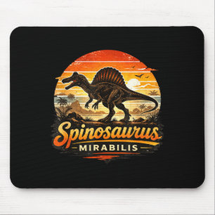 Mousepad Engraçado spinosaurus retrô dinossauro spinosaurus