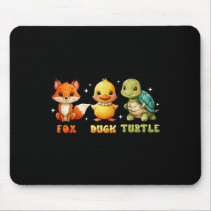 Mousepad Engraçado Sutil Tapete Raposa Tartaruga Cachorro 3