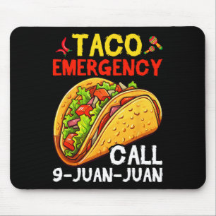 Mousepad Engraçado Taco Emergência Cinco Homens De Mayo 1