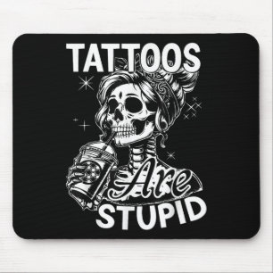 Mousepad Engraçado Tatuagem De Tinta Engraçada Tatuagens Sã