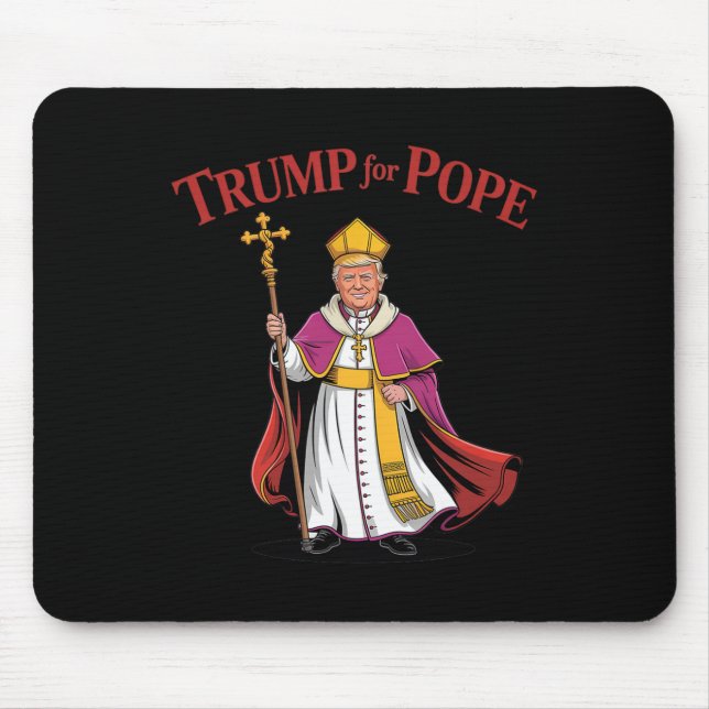 Mousepad Engraçado Tremor De Papado Vaticano Católico (Frente)