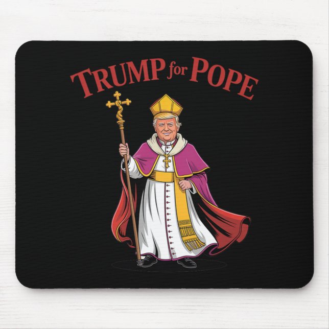 Mousepad Engraçado Tremor De Papado Vaticano Católico (Frente)
