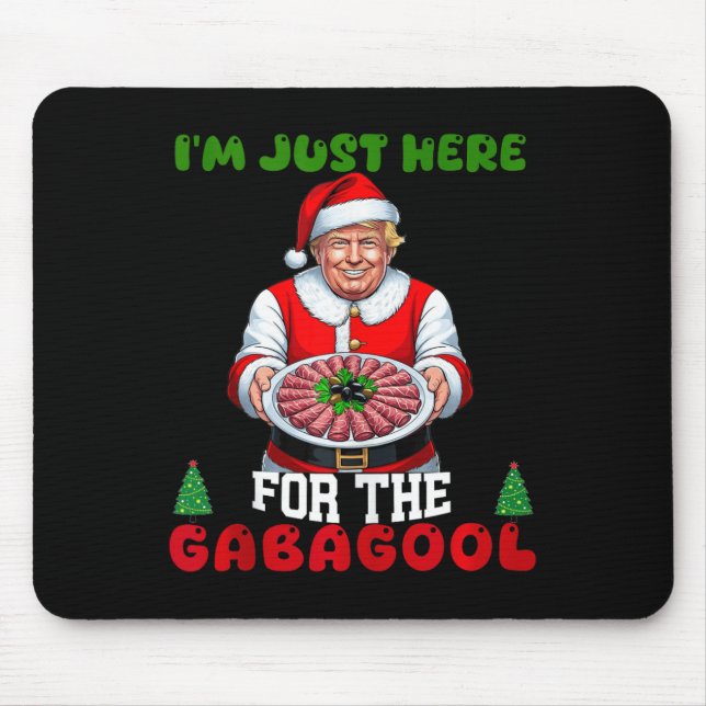 Mousepad Engraçado Tremor Natal Estou Aqui Para Gabagoo (Frente)