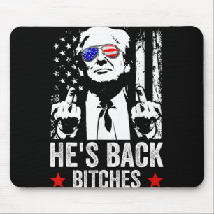 Mousepad Engraçado Trump 2024 Ele está de volta em 2025