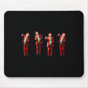 Mousepad Engraçado Trump Dance Papai Noel Natal