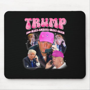 Mousepad Engraçado Trump Rosa Mentira Mim Ainda Trump 2024