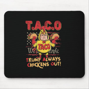 Mousepad Engraçado Trump Taco Trump Sempre Desiste 16