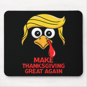 Mousepad Engraçado Trump Torna Excelente de Ação de Graças