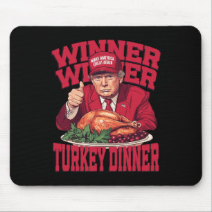 Mousepad Engraçado Trump Vencedor Turquia Janta Ação de Gra